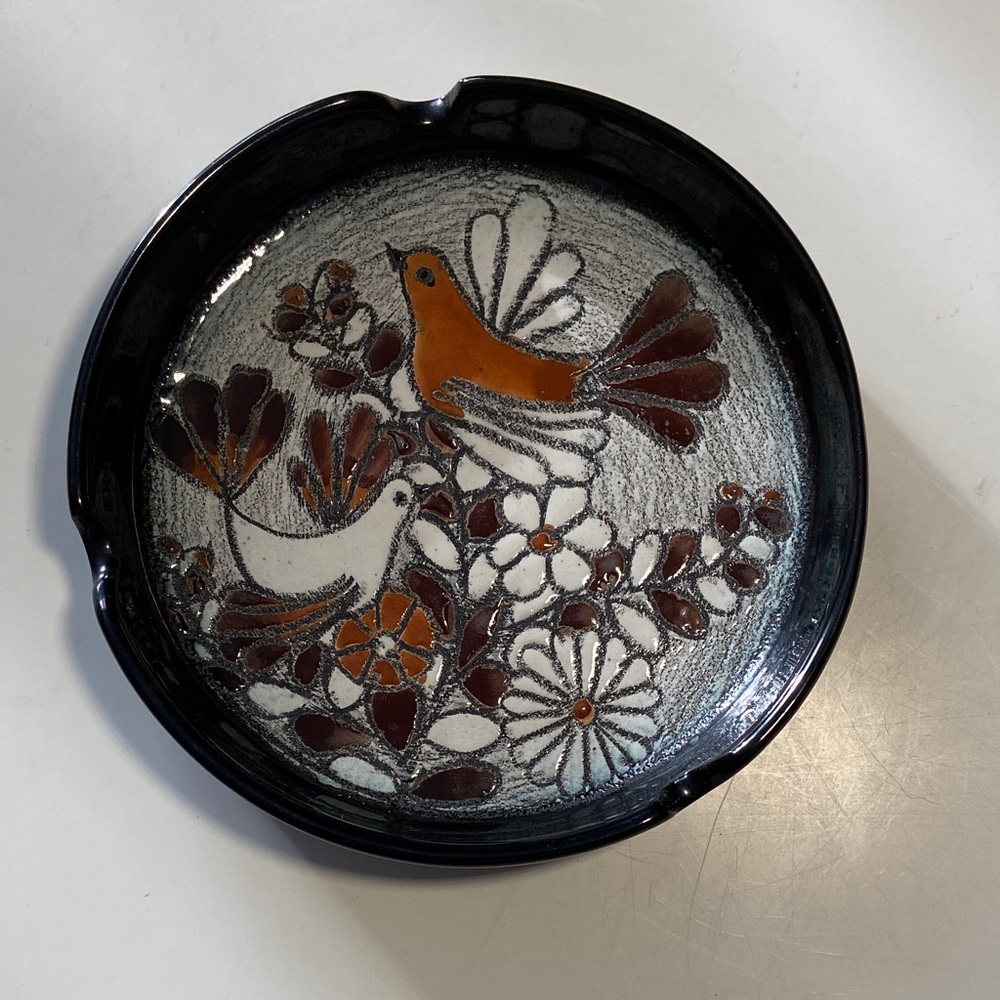 Vintage Ceramic Bird Ashtray/Trinket Dish